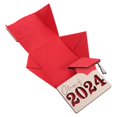 thumbnail image 3 of Wood Graduation Card Holder for Organize Red Color Wooden Construction 2024 Theme, 3 of 5