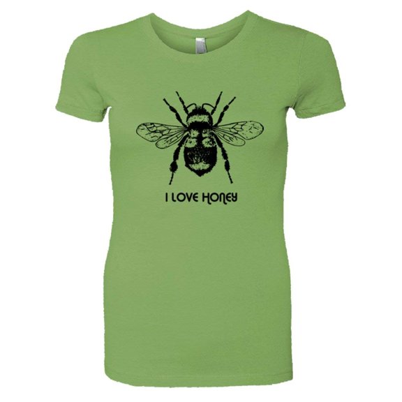 PleaseMeTees™ Womens Save The I Love Honey Bees HQ Tee