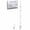 White, variant on VIVO Single Monitor Mount Extra Tall Adjustable Stand Fits One Screen up to 32"