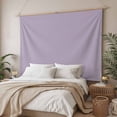 thumbnail image 3 of Purple Solid Color Tapestry for Bedroom Wall Hanging Tapestry, Aesthetics Contemporary Luxury Ceiling Backdrop Tapestries Poster Blanket Wall Decor for Teens Room Living Room Dorm 59" x 79", 3 of 8