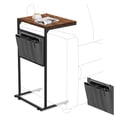 thumbnail image 1 of FURRIFIC Mesa Auxiliar Sala en Forma de C, Mesa Lateral para Sof&aacute;, Mesita Auxiliar,Mesita De Noche Retro, Muebles para Recamara, Mesa Auxiliar, Buro para Dormitorio y S&aacute;lon, 1 of 9