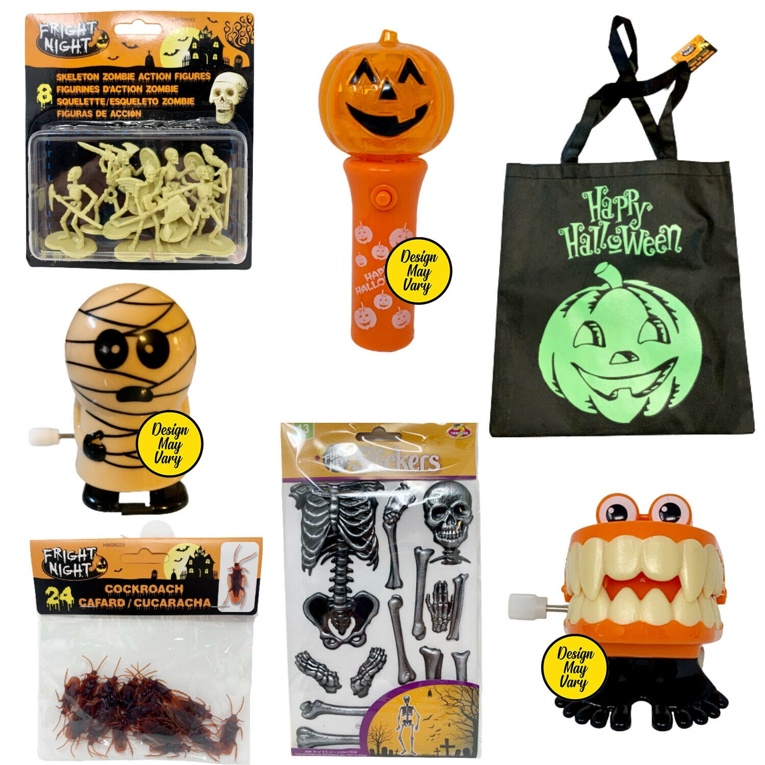 Puffy Finger Puppets 12 Children's Halloween Kids Trick Treat Party Bag Filler 