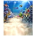 thumbnail image 1 of BSDHOME Polyester 5x7ft Arrière-Plan Studio Photo Monde Sous-Marin Poisson Coloré pour Nouveau-Né Fond, 1 of 2