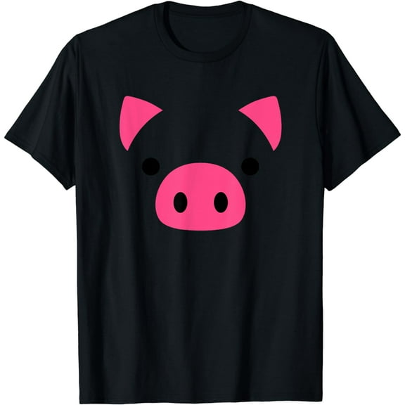 Pig Face Costume Funny Halloween T-Shirt