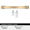 thumbnail image 4 of Amerock Sheffield 5-1/16 inch (128mm) Center-to-Center Champagne Bronze Cabinet Pull, 10 Pack, 4 of 4