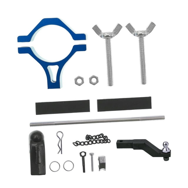 BELOVING RC Crawlers Tow Hook Set Accessories Portable Towing Linker for T4 H8H SCX10 Blue