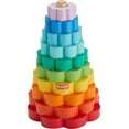 thumbnail image 1 of Fisher-Price Wooden Ring Stacker Toddler Fine Motor Toy, 10 Wood Pieces - Walmart Exclusive, 1 of 6