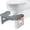 Gray, variant on Step Stool Toilet Assistance for Adults, Ergonomic Bathroom Poop Stool for Squatting Posture, Portable Plastic Potty Stool for Adults Foldable Bathroom Leg Raiser Stand Feet - Anti-Slip Feet