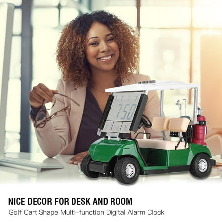 Clock For Golf Cart Digital Alarm Clock,Yosoo Golf Cart Shape LCD Backlight Digital Alarm Clock Calendar Gift Souvenir Toy Decor,Digital Clock ()
