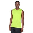 thumbnail image 2 of Team 365 TT11M Men's Zone Performance Muscle T-Shirt-Safety Yellow-XL, 2 of 3
