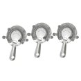 thumbnail image 1 of 3pcs Stainless Steel Cocktail Strainer 4-prong Bar Filter Barware Bartender's Supplies, 1 of 4