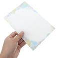 thumbnail image 4 of 24 Sheets Stationary Letter Paper Set A5 Cute Colored Gold Foil Stamping Fancy Lined Stationery Writing Papers For Writing Letters Scrapbook Poem Crafts Wedding Invitation Printing Supplies, 4 of 6