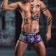 thumbnail image 4 of ¡ Bomba ! Bragas De Algodón Bóxer Estilo Graffiti Sexy Para Hombres Ropa Interior Masculina Sólida Transpirable MP225, 4 of 4
