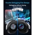 thumbnail image 2 of Cooling Fan Facial Interface For Meta Quest 3 Accessories - Adjustable 3-Speed Powerful Air Circulation System, PU Leather Face Pad For Oculus Quest 3, Helps Relieve Lens Fogging, 2 of 7