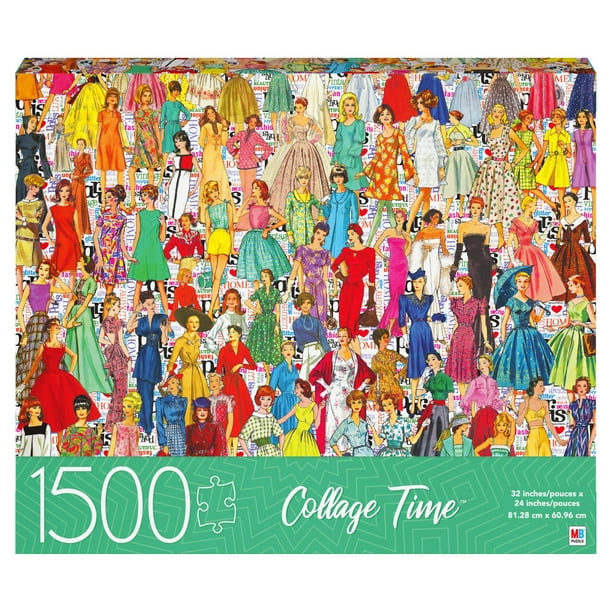 1500Piece Collage Time Jigsaw Puzzle, Fashion Memories