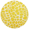 thumbnail image 3 of Ryvnso Yellow Lizard Skin Round Plate Mats Dining Table Placemat Set of 4 for Holiday Decoration, 3 of 7