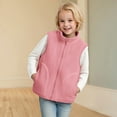 thumbnail image 2 of Kogui Girls Vest Coat Toddler Kids Baby Girls Boys Winter Warm Thick Sleeveless Patchwork Vest Clothes Toddler Cute Coat 3T 4T (Pink,3-4 Years), 2 of 6