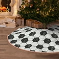 thumbnail image 4 of Salouo Soccer Christmas Tree Skirt 48" Farmhouse Christmas Decorations Snowman Xmas Tree Skirt Tree Mat for Holiday Party Decor, 4 of 8