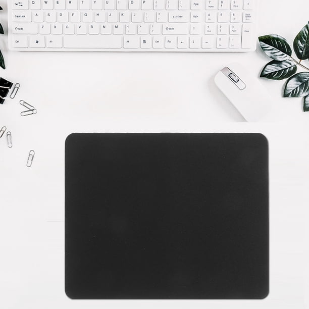 HEANUJJ Mouse Pad Ergonómico Negro Para Escritorio Con Base Antideslizante Ideal Para Laptop Y Gaming