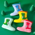 thumbnail image 6 of Yuncity Rain Boots Kids Boys Girls Children Cute Cartoon Fashion Waterproof Non- Soft Bottom Fashion Boots Footwear Pink 5.5-6 Years, 6 of 7