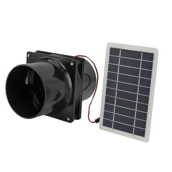 Weatherproof Waterproof Solar Panel Vent Fan Monocrystalline Exhaust Fan for Chicken Coops and Greenhouses Shed
