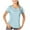 Blue, variant on Htigea Clearance Workout Tops for Women Short Sleeve Athletic Tees Round Neck Yoga Running Tshirts Shirts Black,M