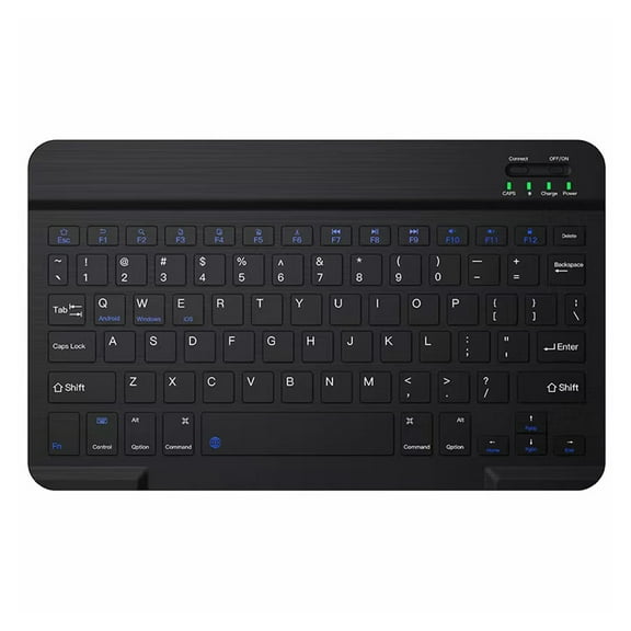 Radirus Rechargeable Small Bluetooth 3.0 Universal Keyboard, Black