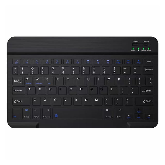 10-inch Wireless BT Keyboard Three-system Universal Colorful Rechargeable BT Keyboard Mobilephone Tablet Universal Keyboard