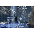 thumbnail image 2 of Icy Giftware Icy Crystal Standing and Sitting Reindeer Christmas Figurines - 7.5" - Set of 8, 2 of 4