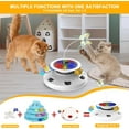 thumbnail image 6 of Interactive Cat Toys for Indoor Cats, 4 in 1 Cat Toys Rechargeable,USB Rechargeable Cat Teaser,Exercise Cat Wand,Track Balls Kitten Toy, Fluttering Butterfly, Electronic Whack a Mole for All Breeds, 6 of 8