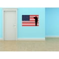 thumbnail image 1 of Design With Vinyl Artwork Patriotic Service Solider USA Pride Liberty Justice Wall Decal for Children - Red White Blue Colors Holidays 4Tth Of July Themed Décor - Size: 15 In x 20 In, 1 of 3