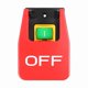 thumbnail image 1 of Interruptor de Pulsador de Parada de Emergencia de Cubierta Roja Apagado-Encendido 16A Interruptor de Arranque Electromagnético de Protección de Apagado / Subtensión, 1 of 1