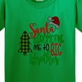 thumbnail image 4 of Inktastic Santa is Promoting Me to Big Brother Green Plaid Tree Youth T-Shirt, 4 of 5