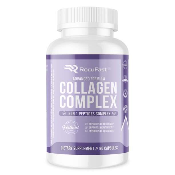 Multi Collagen Pills (Types I, II, III, V & X) Collagen Peptides