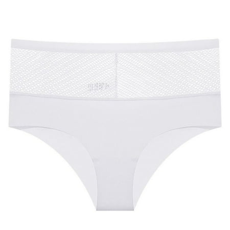 

Final Clear Out! Fishnet Brief For Women Seamless Panty Middle Waisted Sexy Underwear Patchwork Underwear Full Coverage Hisper Underpants