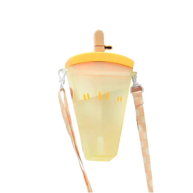 Agua Con Pajita, Bonita Jarra De Agua Para Beber Helado Con Correa Para El Hombro Para Viajes De Camping Advancent HA044269-03