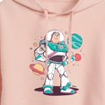 thumbnail image 3 of Toy Story 4 - Buzz And Planets Sketchy - Juniors Cropped Pullover Hoodie, 3 of 5