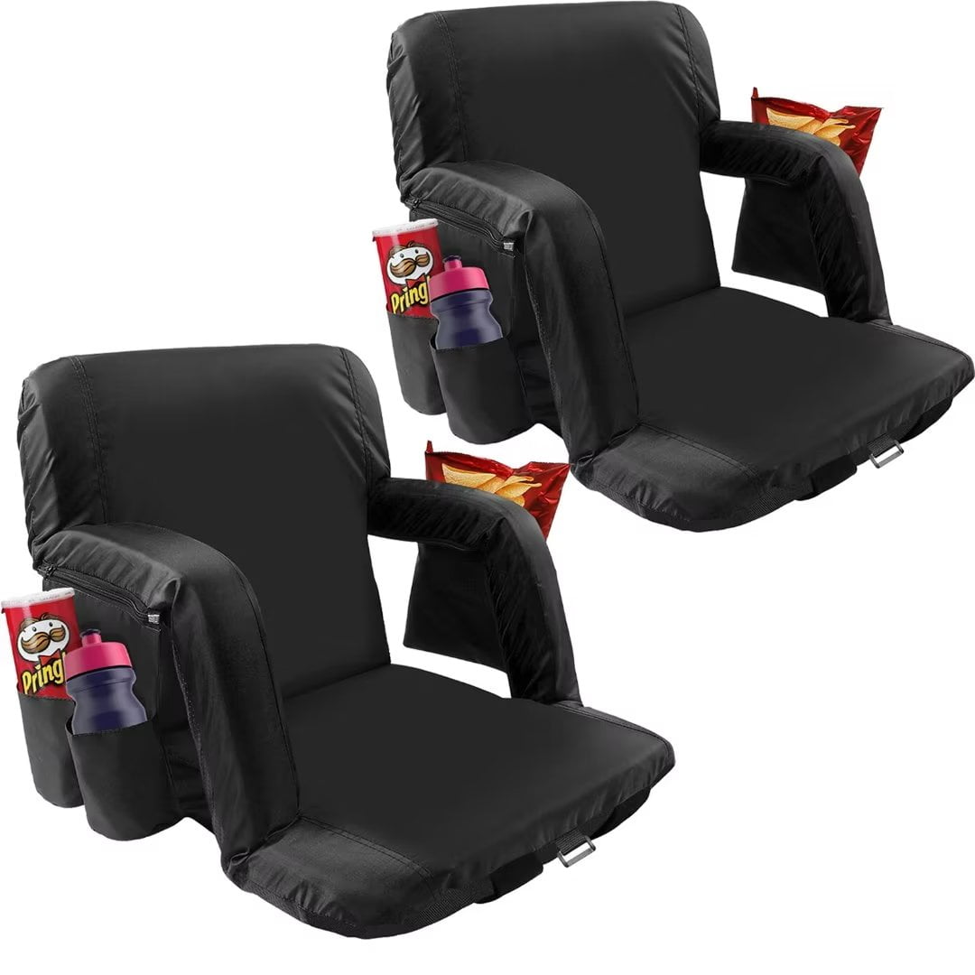 Stadium Seats for Bleachers with Back Support, Benches Portable