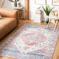 thumbnail image 2 of SAFAVIEH Tucson Tamzen Oriental Machine Washable Area Rug, Beige/Blue, 2'6" x 4', 2 of 9