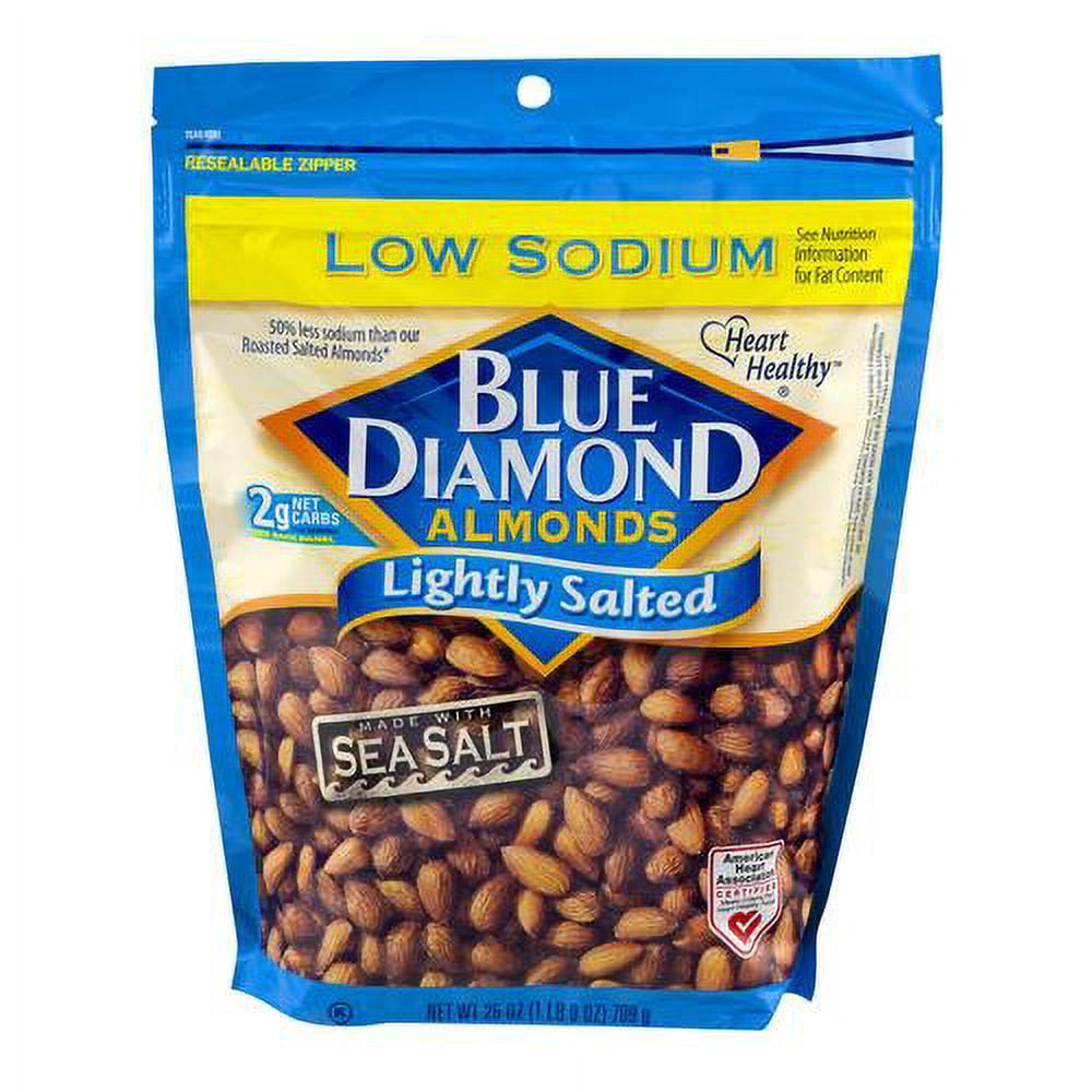Blue Diamond Lightly Salted Almonds (Pack of 16)