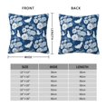 thumbnail image 2 of Pofeuu Rose Flowers Print Double-sided plush pillowcase Square Throw Pillow Covers Pillows Cover for Living Room Bedroom Sofa Couch Cushion Cover（No pillow core）-12"x12", 2 of 7