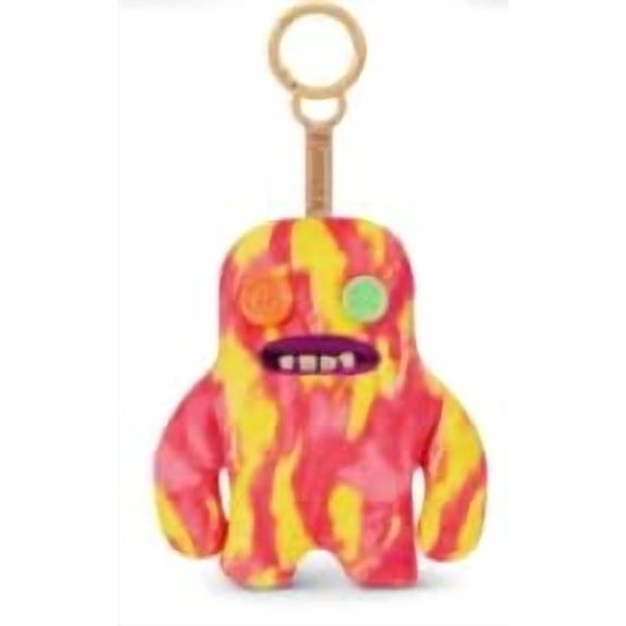Fuggler Series 6 Keyrings, 4.5 Inch Funny Ugly Monsters Plush Keychain, Character-Themed Unisex Plush Fabric (Sasquoosh)