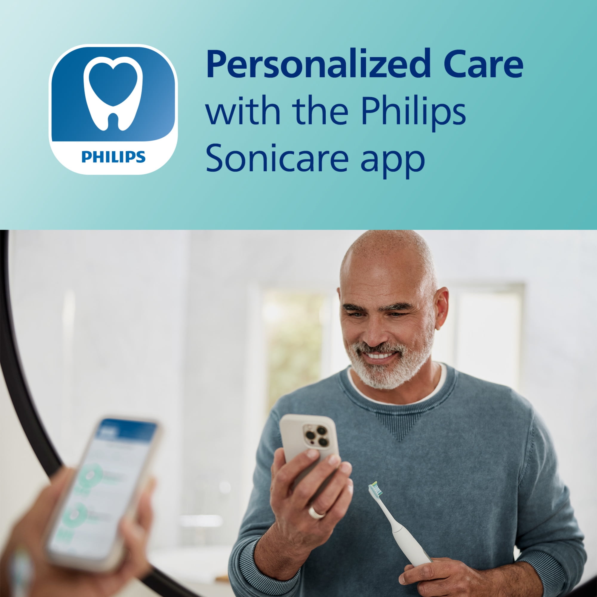 Philips Sonicare Diamondclean Smart 9700 Electric Toothbrush, Sonic Toothbrush with App, Pressure Sensor, Brush Head Detection, 5 Brushing Modes and 3 Intensity Levels, Rosegold, HX9957/81