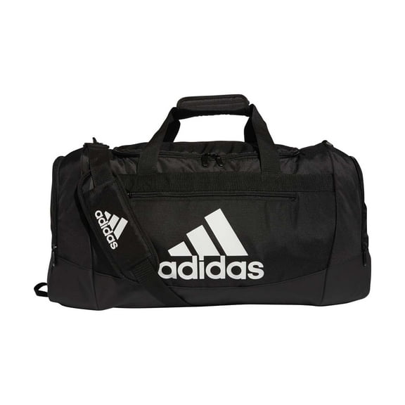 Adidas Men's Water Resistant Duffel Bag, Black/White
