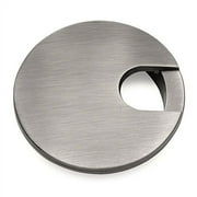 Cosmas 50203AS Antique Silver 2-1/2" Two Piece Zinc (Metal) Desk Grommet - 3" Overall Diameter