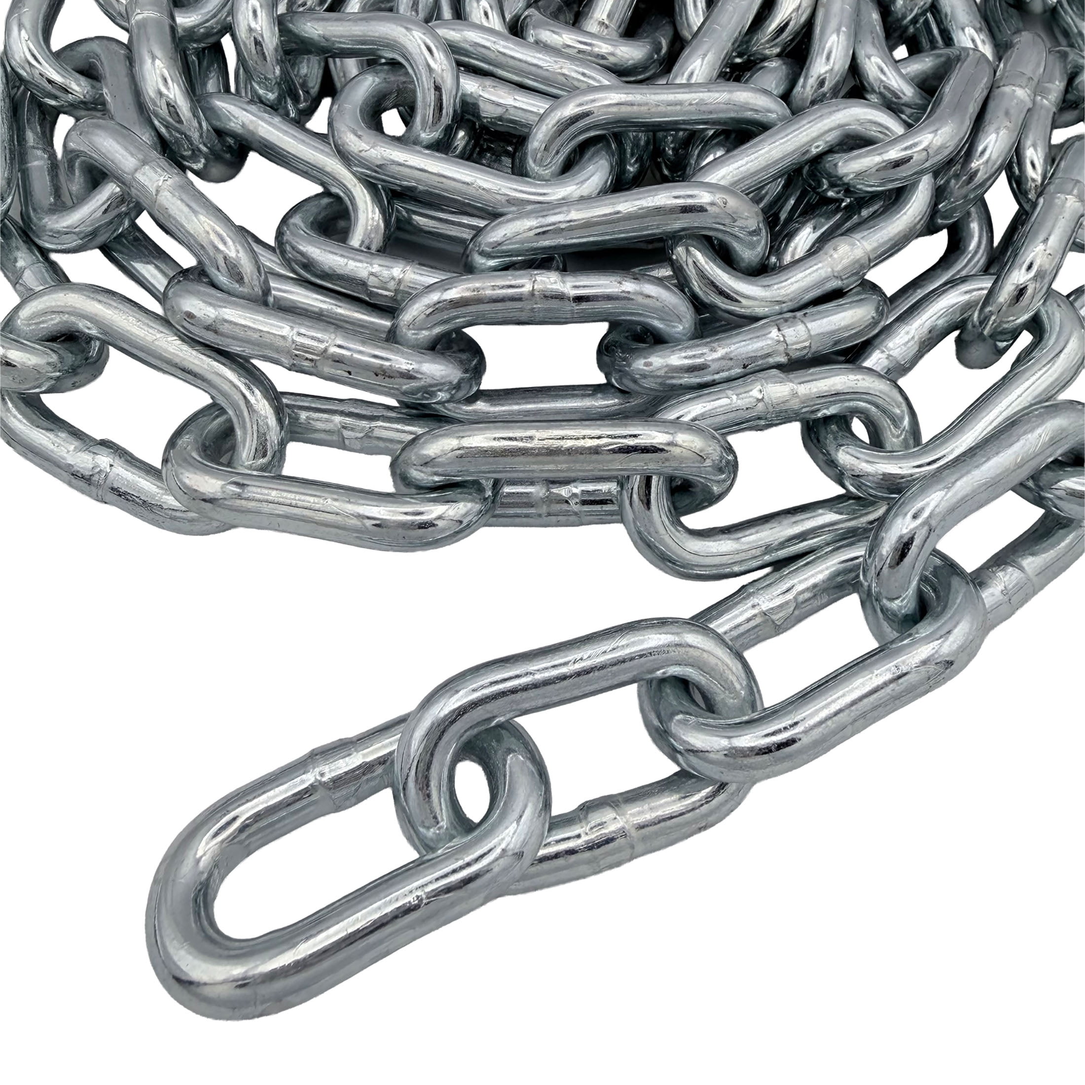 5/16" Proof Coil Chain, 10', Grade 30, Peerless Chain Company, #4851210