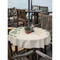 thumbnail image 2 of Outdoor Tablecloth with Umbrella Hole for Patio/Picnic/Party/Camping, Sage Green Eucalyptus Waterproof Table Cloth Round Cover Washable, Country Leaves Rustic Botanical Vintage (Dia 54"), 2 of 8