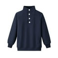 thumbnail image 1 of Robe Chemise Longue, Chaude Manches Longues Décontractée Confortable Chandail-Over Base Chemise, Haut pour Enfants, 1 of 4