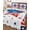 Red, White, Blue, variant on Quilt King Size Bedding Set, Patriotic USA Flag Reversible Summer Quilt 3 Pieces, Memorial Blue Red Star Lines Lightweight Bedspreads Coverlets with 2 Pillow Shams for All Seasons
