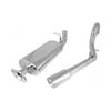 Rugged Ridge 17606.71 Exhaust System Kit, Cat Back, Stainless Steel; 00-06 Jeep Wrangler TJ Fits select: 1997-2006 JEEP WRANGLER / TJ